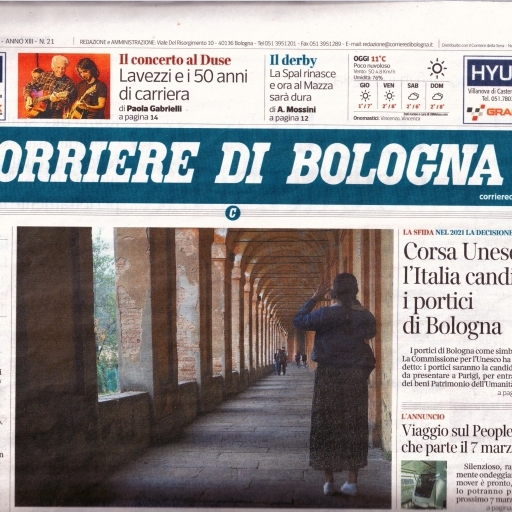 L’Italia, candida i portici di Bologna a patrimonio mondiale UNESCO 2020/2021