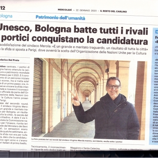 L’Italia, candida i portici di Bologna a patrimonio mondiale UNESCO 2020/2021