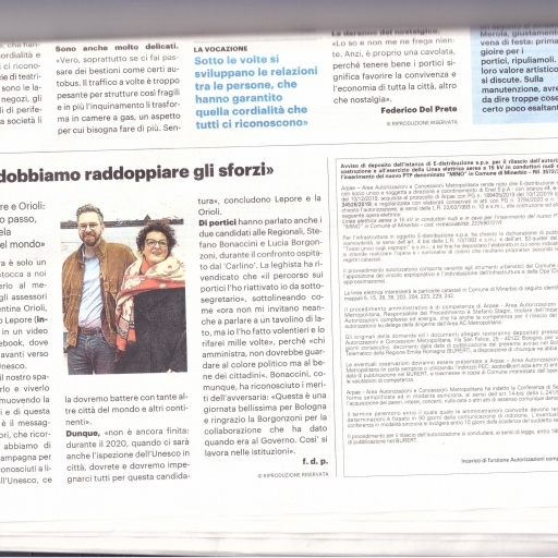 L’Italia, candida i portici di Bologna a patrimonio mondiale UNESCO 2020/2021