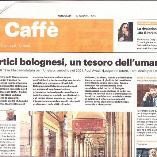 L’Italia, candida i portici di Bologna a patrimonio mondiale UNESCO 2020/2021