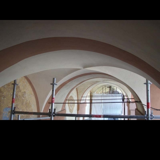 Un breve aggiornamento sullo stato lavori di ristrutturazione e restauro del portico monumentale di San Luca
